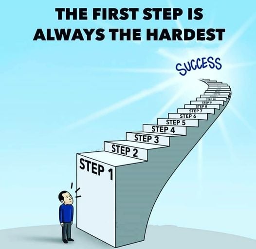 the first step is always the hardest – Feng Shui home